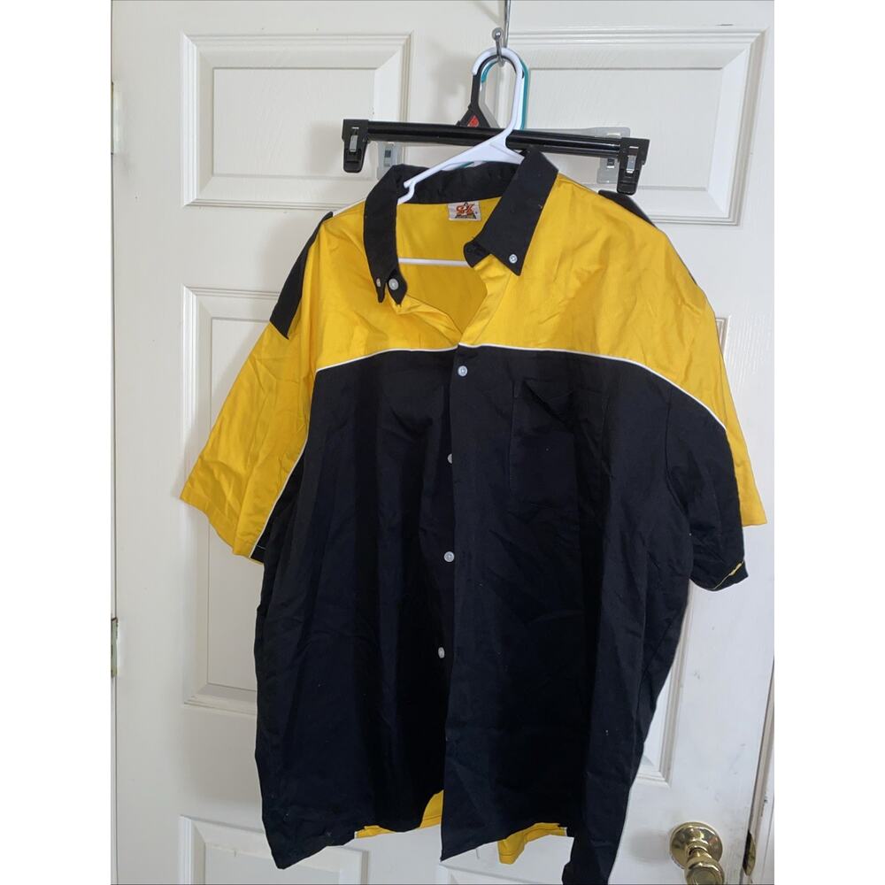 Speed Zone Race Gear Shirt Black/yellow Size 3XL